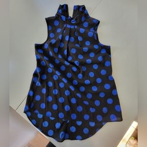 NWOT - Polka Dot Dress Shirt - Size Small